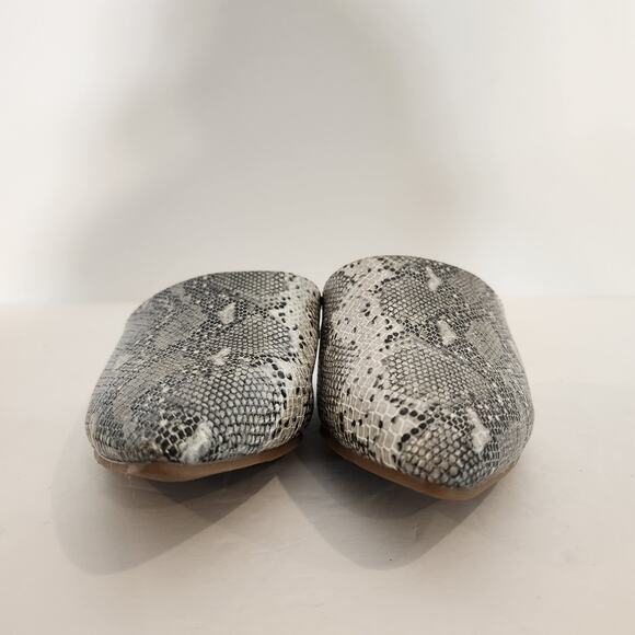 CCOCCI Snake Print Mules - Black and Gray - Picture 5 of 10